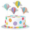 Dekoracja Tortu - Kolorowe Baloniki (4 Szt.) Arpex