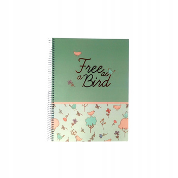 Kołobrulion A4 80K/90G Kratka B'Log Birds Ans210119 Evcorp