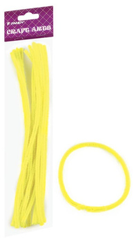 Druciki Kreatywne, Żółte Śr. 6Mm, Dł. 30 Cm, 1 Fiorello