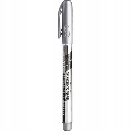 Marker Metaliczny 1-4mm Srebrny Happy Color, 1 sztuka