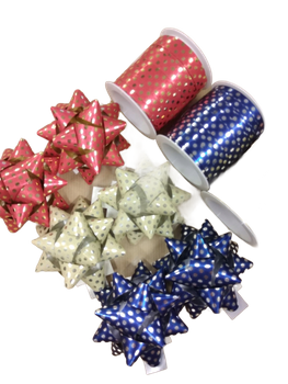 Zestaw Do Pakowania Prezentów Złoto-Czarny Incood