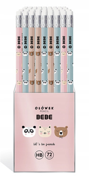 Ołówek Z Gumką Bb Friends Girl 1 sztuka Interdruk