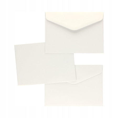 Koperta B6 Pearl Biały 10szt Galeria Papieru