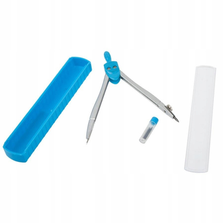 Cyrkiel Metalowy+Grafit Kol Etui Tuba Starpak, 1 sztuka qx