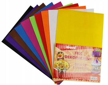 Filc Dekoracyjny Mix Kol 20X30 10ark Penword