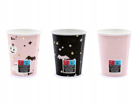 Kubeczki Boo!, Mix, 220ml Partydeco