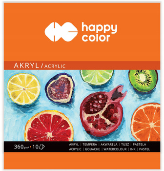 Blok Do Akryli 15x15/10/3600g Happy Color