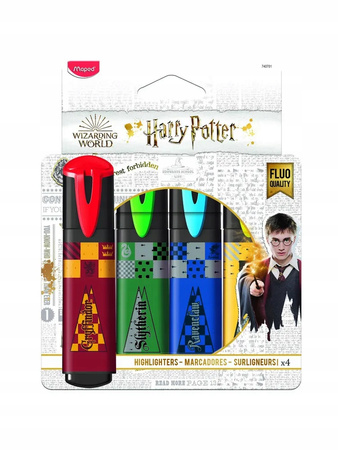 Zakreślacz Harry Potter 4Szt. Maped