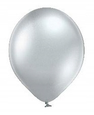 Balon Srebrny Glossy Op. 8Szt. Aliga