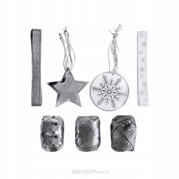 Zestaw Do Pakowania Prezentów Srebrny Incood