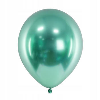 Balony Glossy 30cm, Butelkowa Zieleń Partydeco