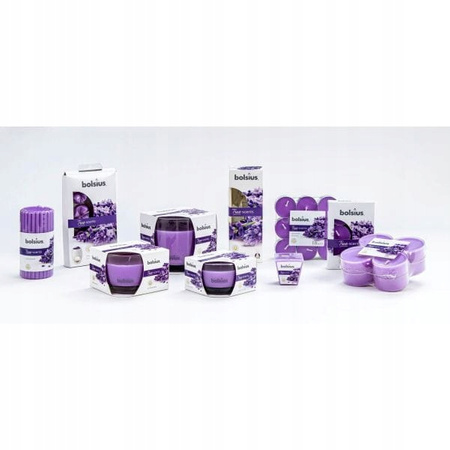 Podgrzewacze Maxi Lights 8H 8Szt. True Scents Lawenda Bolsius