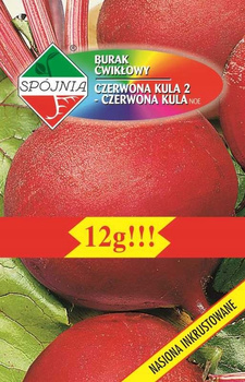 Nasiona Burak Ćwikłowy Czerwona Kula 2 - Czerw. Kula Rew 12 Gram Plantico