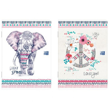 Zeszyt Oxford Boho A5 60K 90G Kratka Oxford