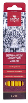 Ołowki Artys. 1500 6szt 150006 Kohinoor