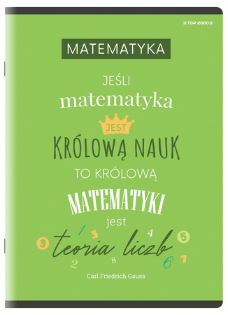 Zeszyt Matematyka A4 60k Kratka 70g Top 2000