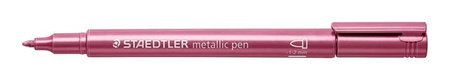 Marker Metaliczny, Okrągła Końcówka, Czerwony Happy Color, 1 sztuka