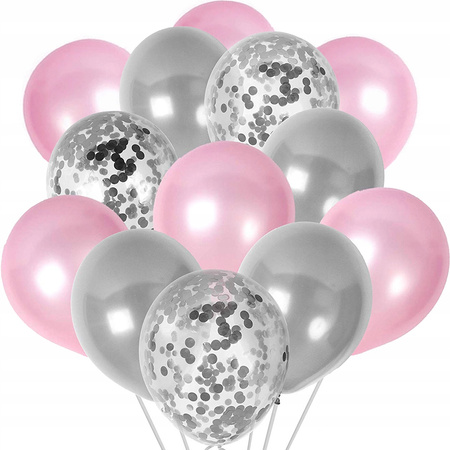 Konfetti Kółka, Srebrny, 15g Partydeco