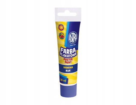 Farba Plakatowa Tuba 30 Ml - Niebieska Astra