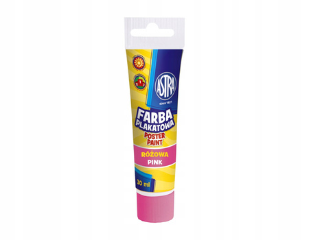 Farba Plakatowa Tuba 30 Ml - Różowa Astra