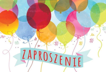 Zaproszenie Zz-056 Ogólne (Balony) Kukartka