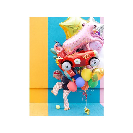 Balon Foliowy Auto, 111x63 Cm, Mix Partydeco
