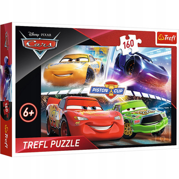 Puzzle 160 Zwycięski Wyścig Cars Trefl
