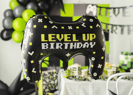 Balon Foliowy Gamepad, 72x52 Cm, Mix Partydeco