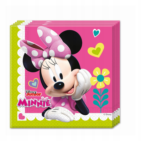 Serwetki "Minnie Happy Helpers" 33X33 Cm, 20 Szt. Godan qx