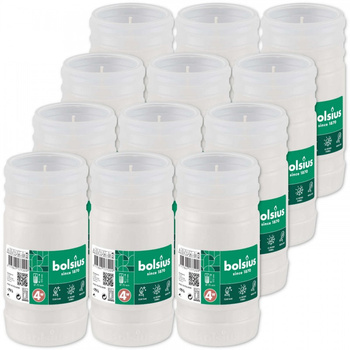 Wkład Parafinowy RP4W Szeroki ~79h Bolsius 12 sztuk