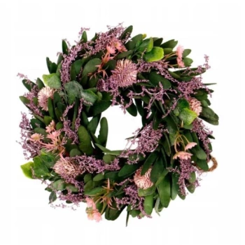 Wianek Wielkanocny 25cm Różowy Incood