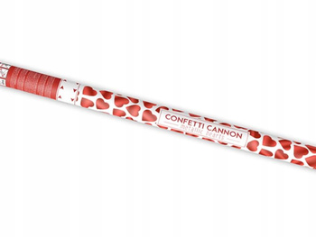 Tuba Z Sercami, Czerwony, 80Cm Partydeco