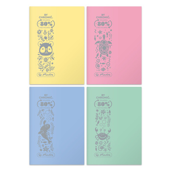Zeszyt A5 32 Kratka Eco Pp Pastel Colors Herlitz