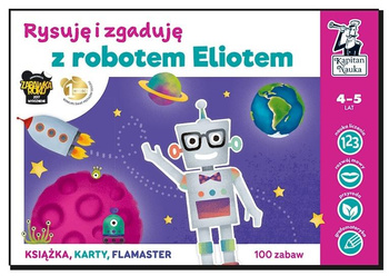 Kapitan Nauka Rysuje I Zgaduje Z Robotem Elio. Edgar Kapitan Nauka