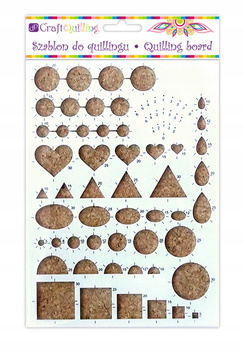 Szablon Do Quillingu Różne Kształty Dpcraft