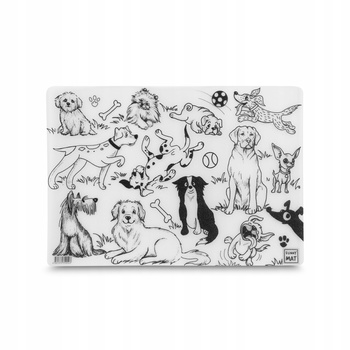 Funny Mat Transparent - Psy 48x33 Strigo