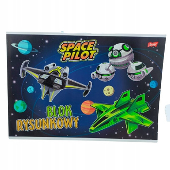 Blok Rysunkowy A4 20+1 Kartek Nasa Majewski