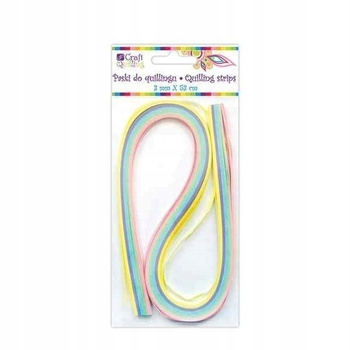 Paski Do Quillingu 3 Mm, 100 Szt. Pastel Dpcraft