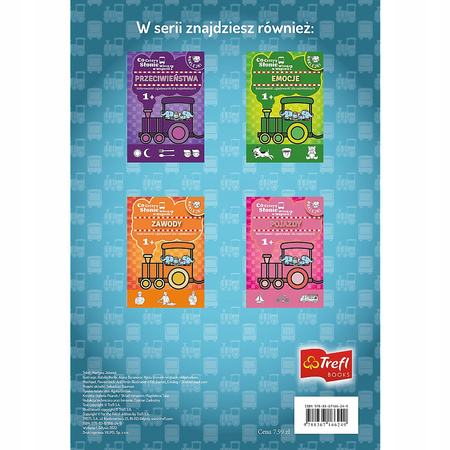 Co Cztery Słonie Wiozą W Wagonie? Kolorowanki-Zgadywanki Dla Najmłodszych Instrumenty Trefl