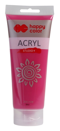 Farba Akrylowa Studio 200 Ml, Karminowy, Happy Color