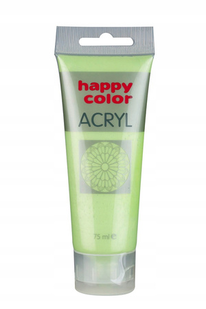 Farba Akrylowa 75Ml, Limonka Metalik, Happy Color