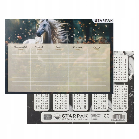 Plan Lekcji+Tabl Mnoz A5 Horse Starpak