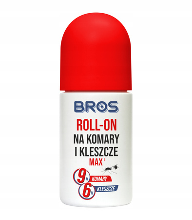 Płyn Na Komary I Kleszcze Max Roll-On  50Ml Bros