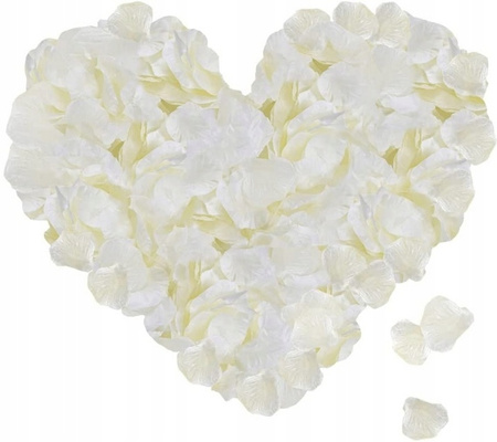 Płatki Róż W Woreczku, Biały (1 Op. / 100 Szt.) Partydeco