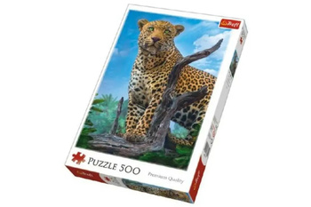 Puzzle 500 Dziki Lampart Trefl
