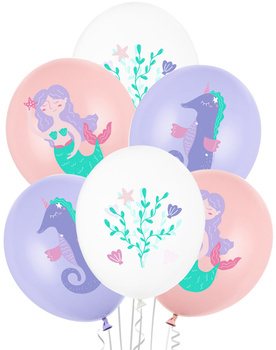 Balony 30 Cm, Morski Świat, Mix Partydeco