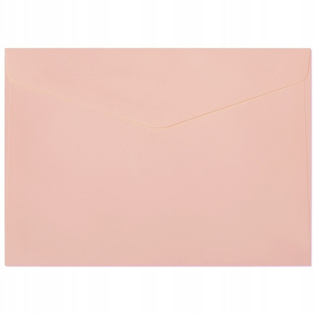 Koperta C5 Gładki Pudrowy Róż Satynowany Galeria Papieru