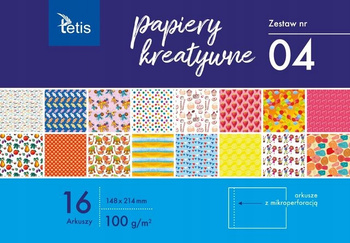 Papiery Kreatywne A5 Zestaw Nr04 Tetis