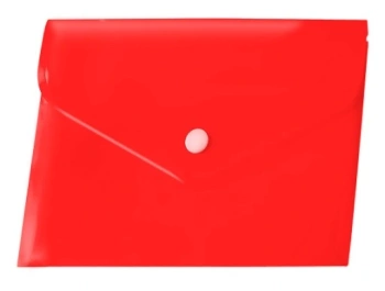 Koperta Na Dokumenty Zatrzask A5 Czerwona Tetis
