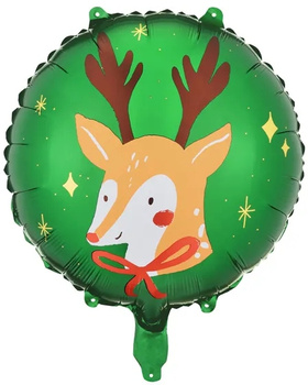 BN-Balon Foliowy Renifer, 45 Cm, Mix Partydeco